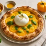 Ricetta pizza al pomodoro giallo e burrata: freschezza unica con ingredienti stagionali