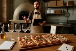 Come organizzare una degustazione di pizza in pizzeria artigianale? Idee per valorizzare ogni assaggio