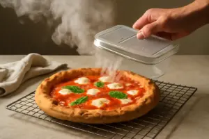 Come abbattere la pizza appena sfornata? Tecnica fondamentale per mantenerla fragrante nel tempo