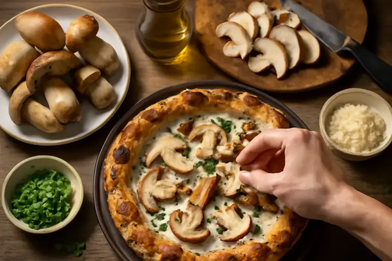 Come preparare la pizza gourmet ai porcini? Dettagli che valorizzano il sapore dei funghi freschi